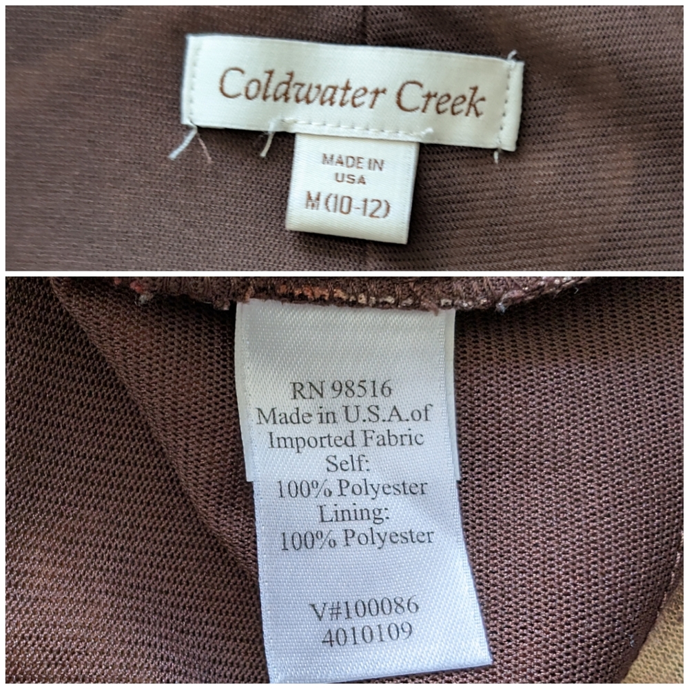 Coldwater Creek Multicolor Abstract Blouse - Picture 3 of 3